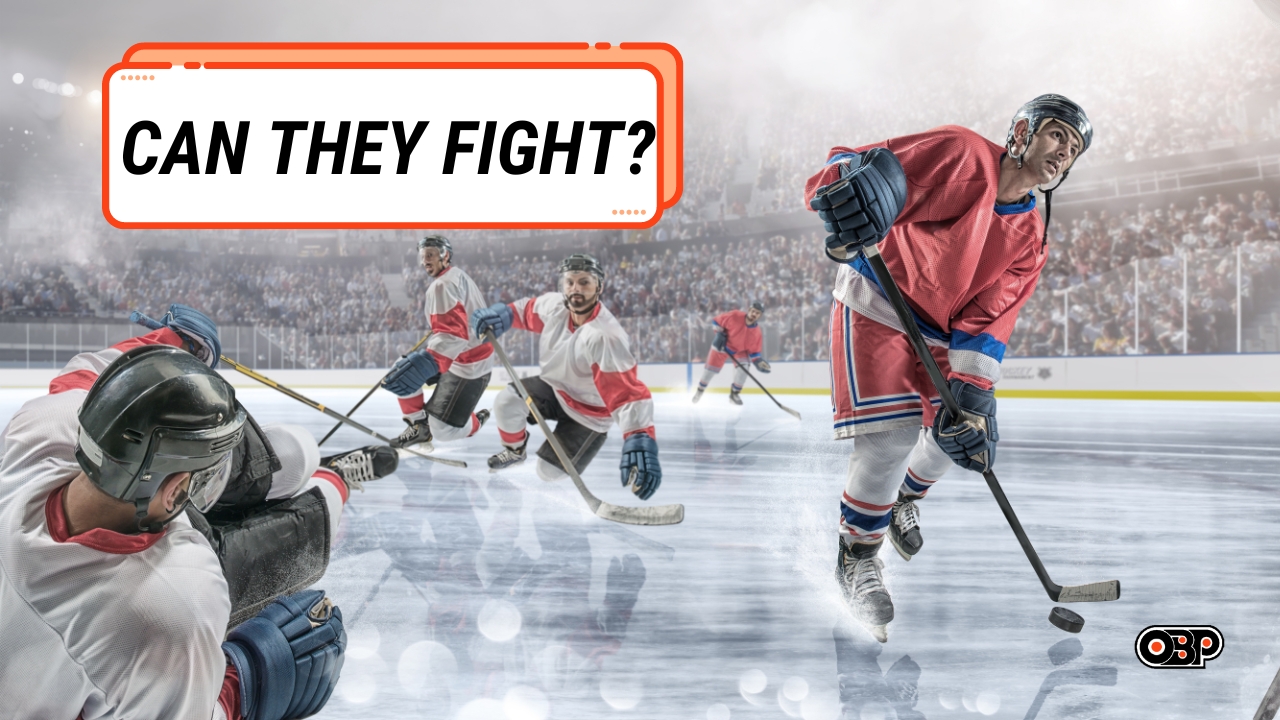 Are hockey players allowed to fight?