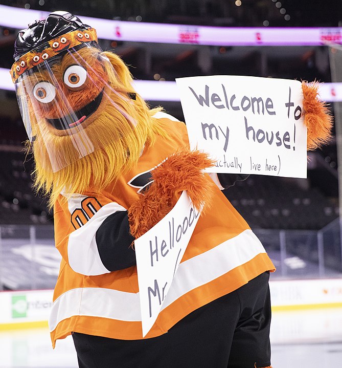 Philadelphia Flyers Mascot Gritty